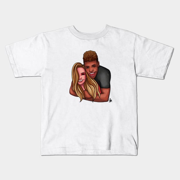 Alerrie || Alex and Perrie Kids T-Shirt by CharlottePenn